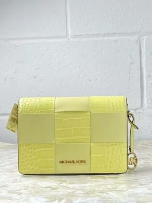 Michael Kors 35T1GM9C1E Mercer Small Crocodile Embossed
