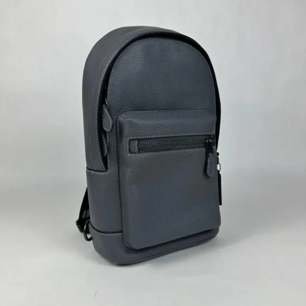 Coach 2540 Men’s West Pack Bag In Refine Pebble Leather - Image 4