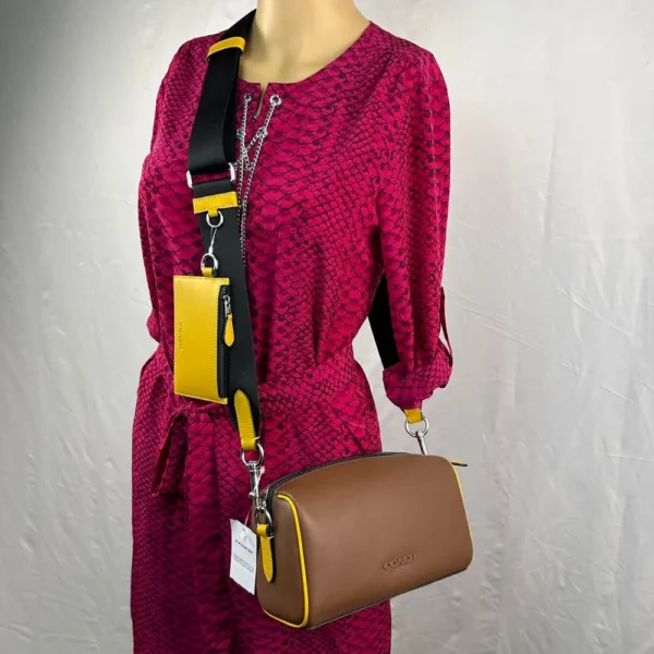 COACH CU194 Axel Crossbody Bag In Colorblock - Image 2