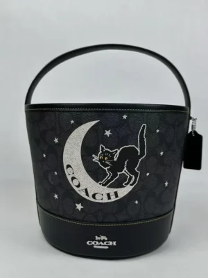 COACH CW536 Trick Or Treat Bucket In Signature Canvas With
