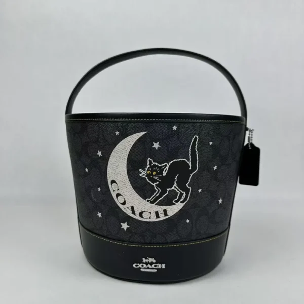COACH CW536 Trick Or Treat Bucket In Signature Canvas With