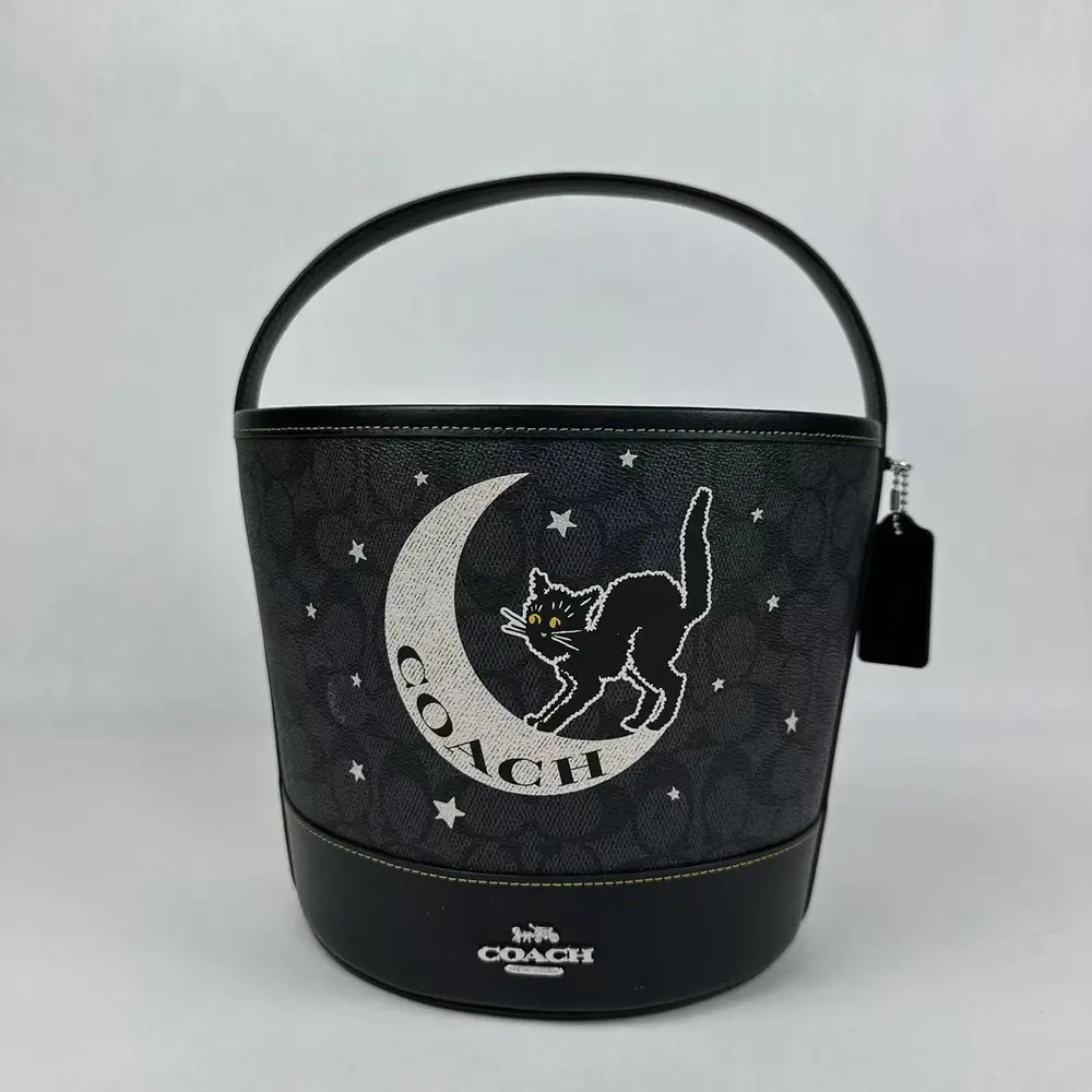 COACH CW536 Trick Or Treat Bucket In Signature Canvas With