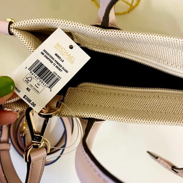 Michael Kors 35S2G7ZC5C Milerra SM Shopper Tz Xbody Blush - Image 8
