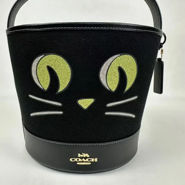 COACH CW532 Trick Or Treat Bucket With Halloween Cat - Image 2