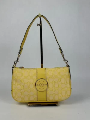 COACH C8306 Lonnie Baguette In Signature Jacquard