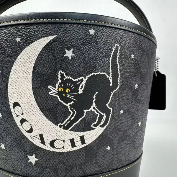COACH CW536 Trick Or Treat Bucket In Signature Canvas With - Image 12