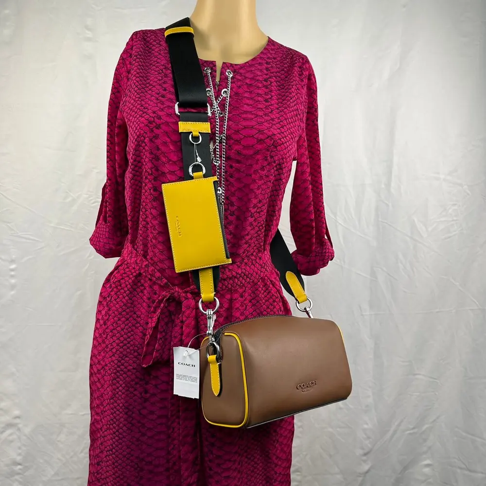 COACH CU194 Axel Crossbody Bag In Colorblock