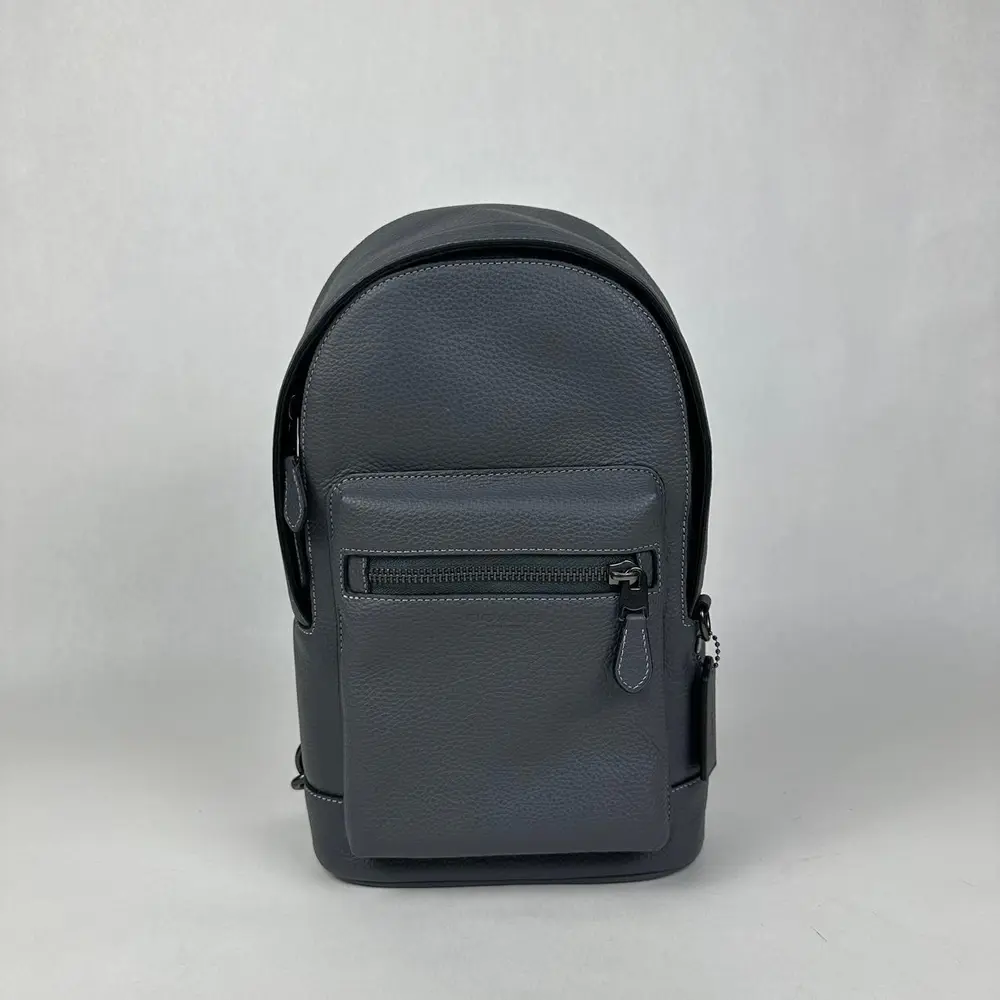 Coach 2540 Men’s West Pack Bag In Refine Pebble Leather