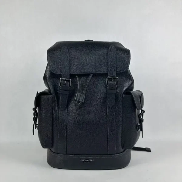COACH CR389 Hudson Backpack Leather Black