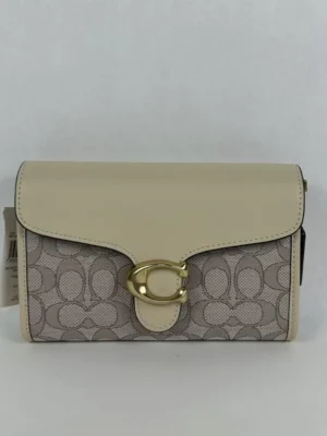 COACH CA192 Tabby Chain Clutch In Signature Jacquard