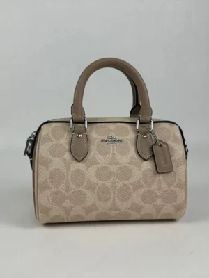 COACH CW330 Mini Rowan Crossbody Bag In Blocked Signature