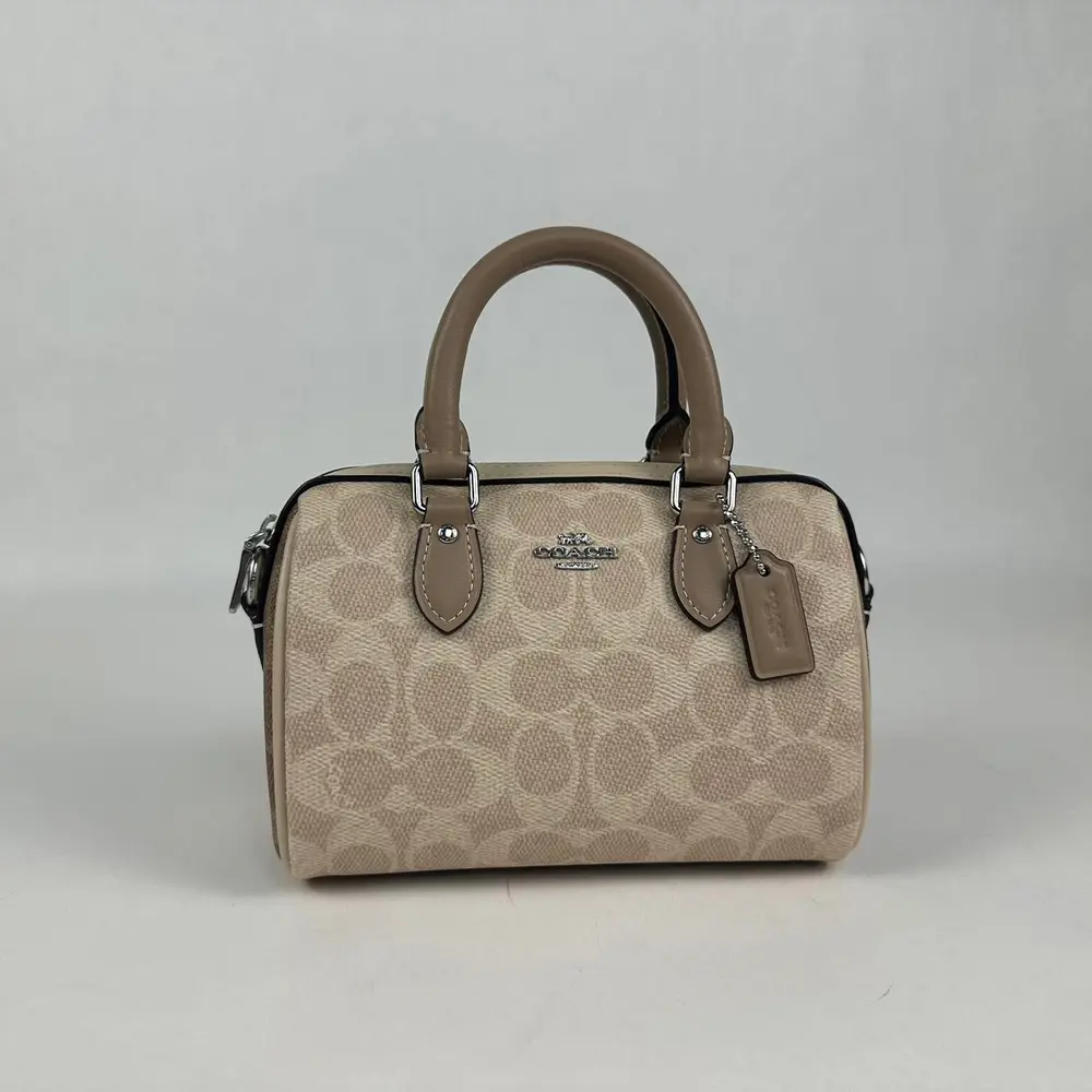 COACH CW330 Mini Rowan Crossbody Bag In Blocked Signature