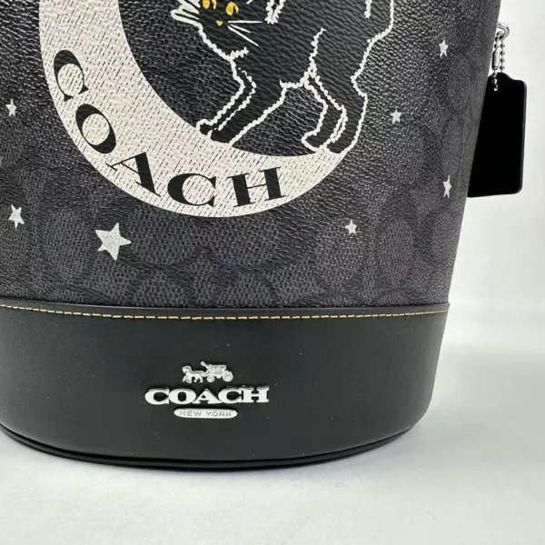 COACH CW536 Trick Or Treat Bucket In Signature Canvas With - Image 6