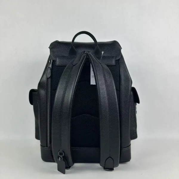 COACH CR389 Hudson Backpack Leather Black - Image 3