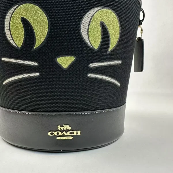 COACH CW532 Trick Or Treat Bucket With Halloween Cat - Image 6