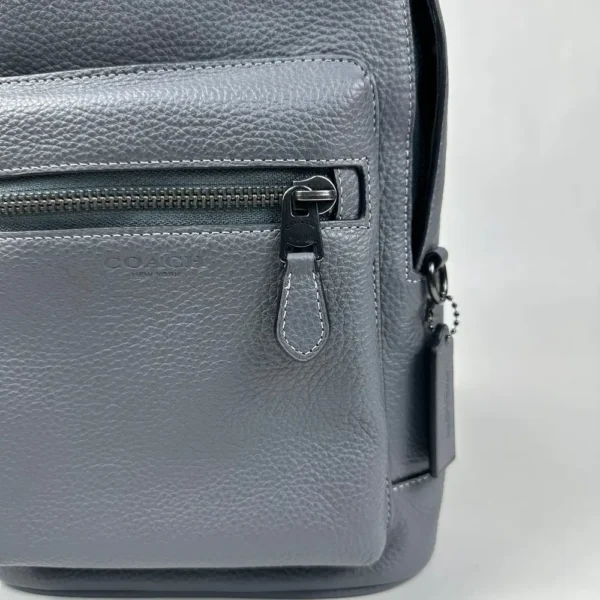 Coach 2540 Men’s West Pack Bag In Refine Pebble Leather - Image 10
