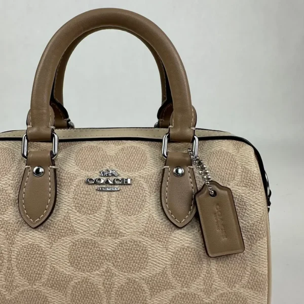 COACH CW330 Mini Rowan Crossbody Bag In Blocked Signature - Image 6