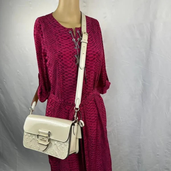 Coach CT856 Morgan Shoulder Bag in Signature Leather - Image 4