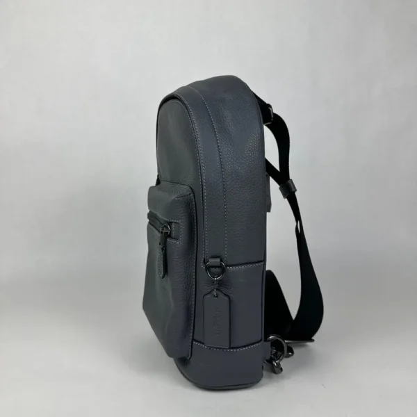 Coach 2540 Men’s West Pack Bag In Refine Pebble Leather - Image 6
