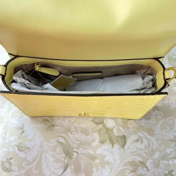 Michael Kors 35T1GM9C1E Mercer Small Crocodile Embossed - Image 7