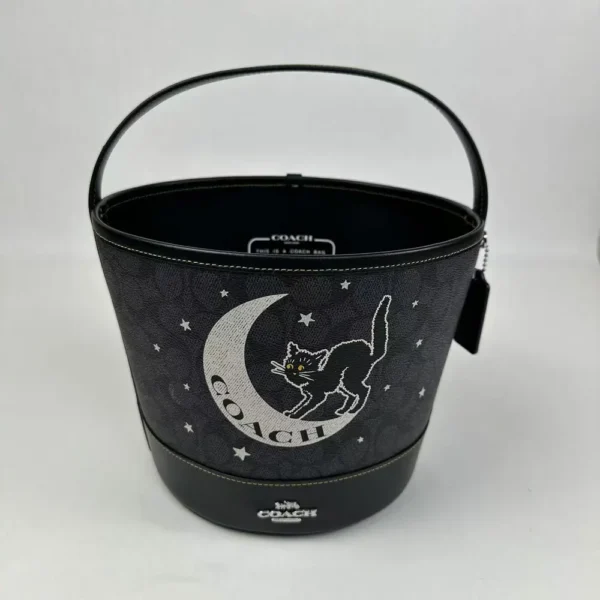 COACH CW536 Trick Or Treat Bucket In Signature Canvas With - Image 9
