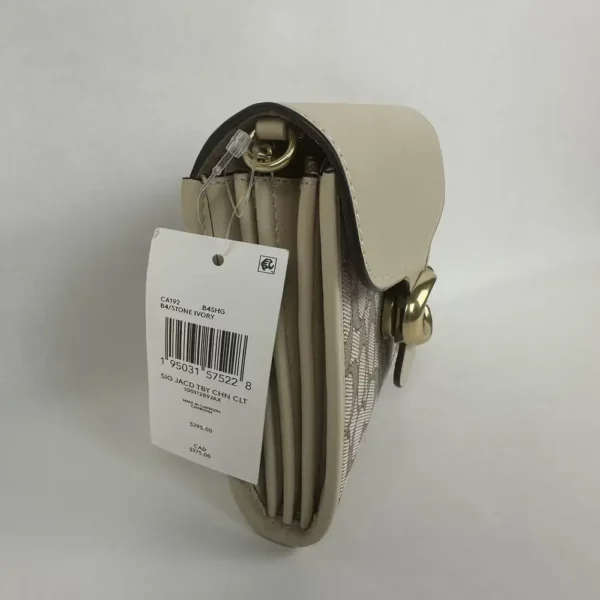 COACH CA192 Tabby Chain Clutch In Signature Jacquard - Image 8