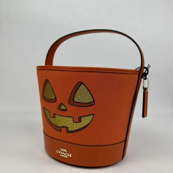COACH CW533 Trick Or Treat Bucket With Halloween Pumpkin - Image 7