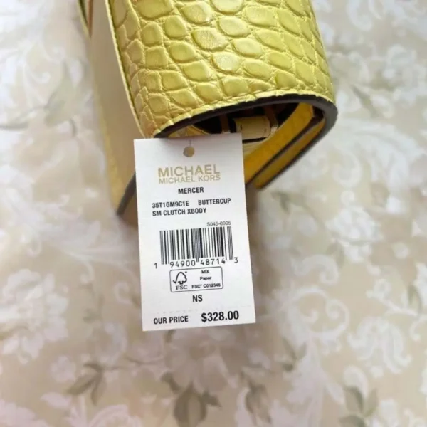 Michael Kors 35T1GM9C1E Mercer Small Crocodile Embossed - Image 6