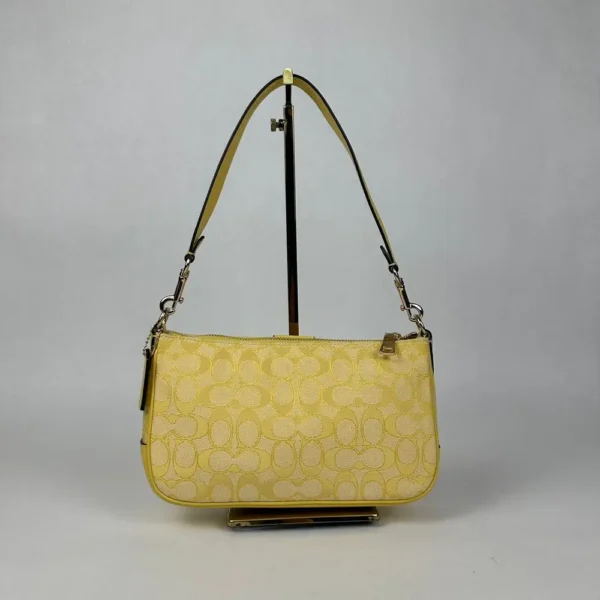 COACH C8306 Lonnie Baguette In Signature Jacquard - Image 8