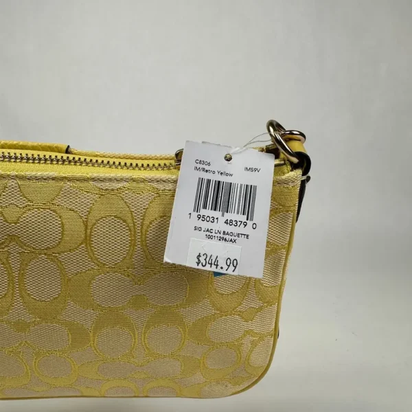 COACH C8306 Lonnie Baguette In Signature Jacquard - Image 10