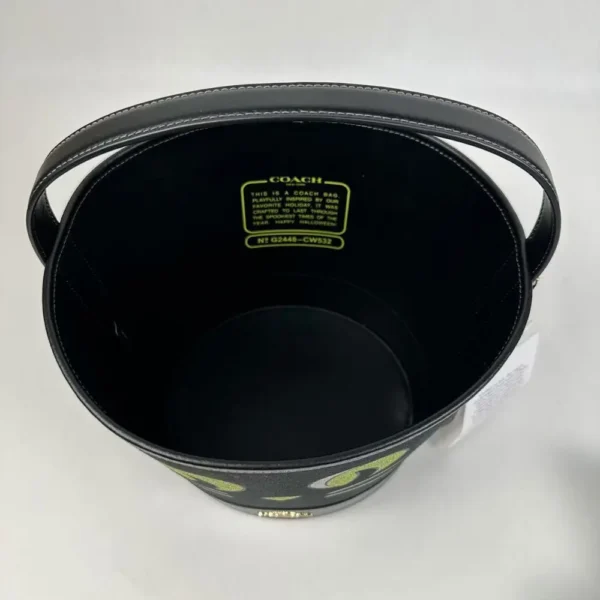 COACH CW532 Trick Or Treat Bucket With Halloween Cat - Image 11