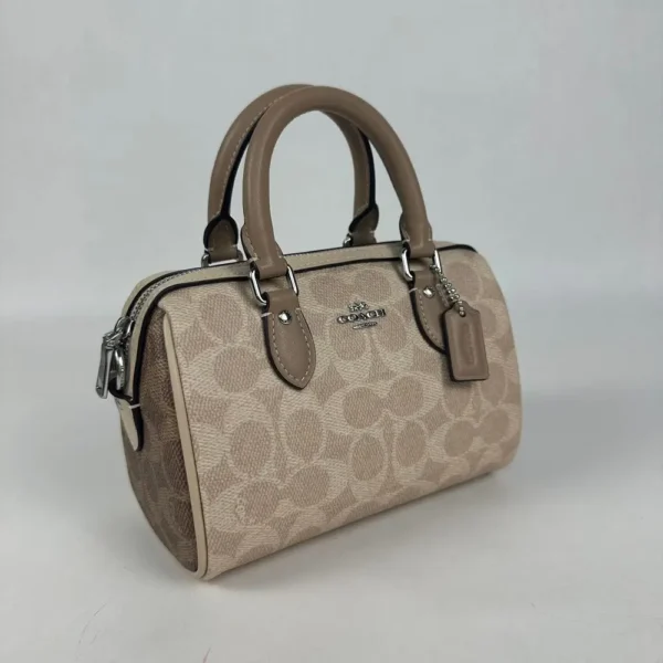 COACH CW330 Mini Rowan Crossbody Bag In Blocked Signature - Image 9