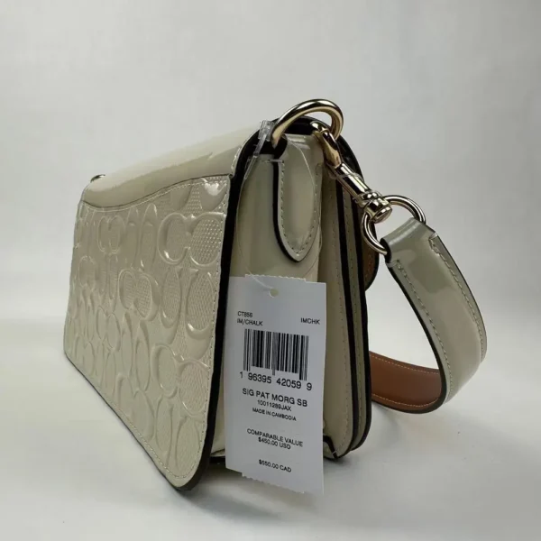 Coach CT856 Morgan Shoulder Bag in Signature Leather - Image 14