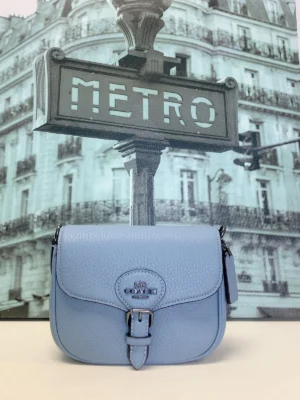 Coach CP001 Amelia Small Saddle Bag Corn Flower