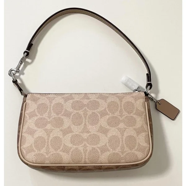 Coach CY236 Nolita 19 In Blocked Signature Canvas IN Taupe Multi - Image 3