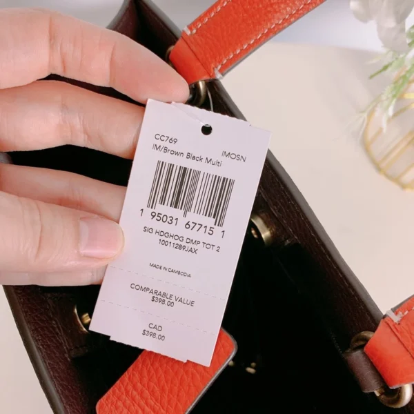 Coach Dempsey Tote 22 In Signature Canvas With Hedgehog Print - Image 7