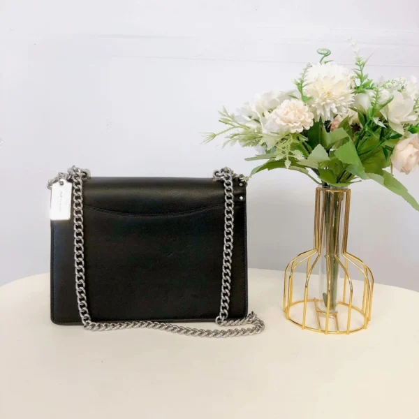 Coach 90400 Klare Crossbody In Signature Canvas With Rivets In Black/Khaki Multi - Image 2