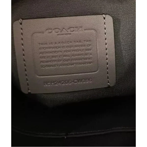 Coach CW396 Fiona Zip Tote Bag In Signature Canvas IN Gunmetal Multi - Image 7