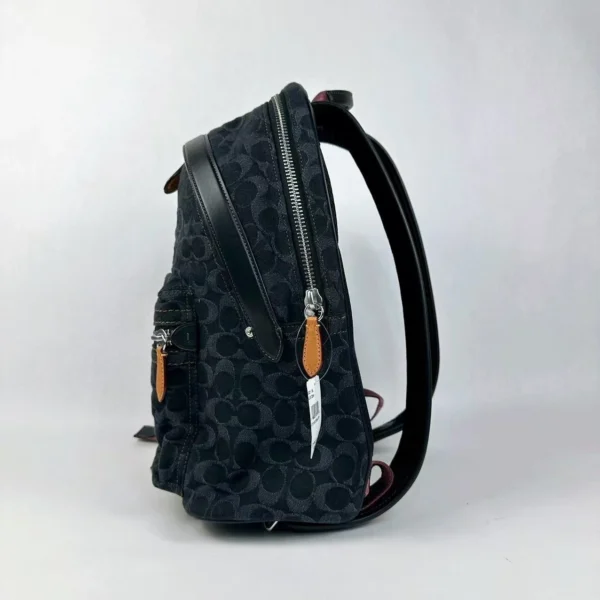 COACH CG021 Charter Backpack In Signature Denim - Image 4