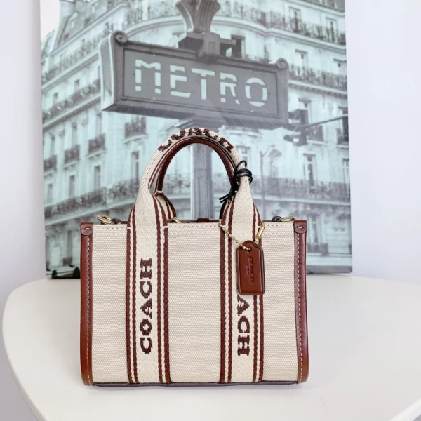 Coach CS618 Smith Mini Tote IN Natural Multi