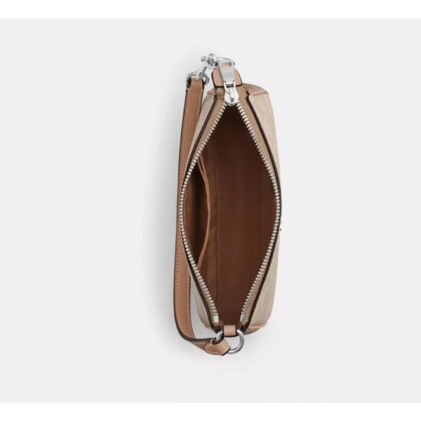 Coach CY236 Nolita 19 In Blocked Signature Canvas IN Taupe Multi - Image 7
