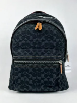 COACH CG021 Charter Backpack In Signature Denim