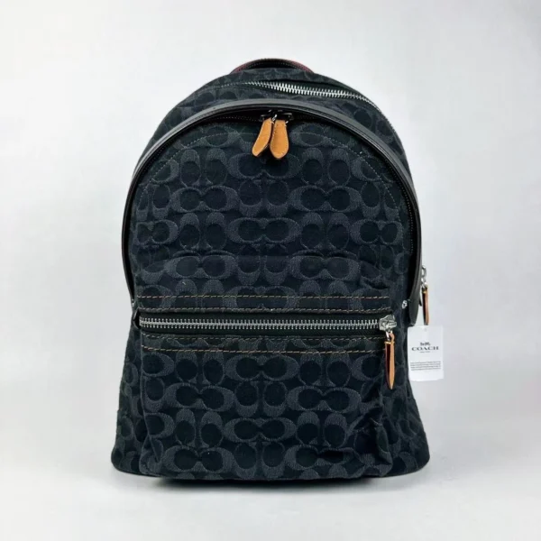COACH CG021 Charter Backpack In Signature Denim