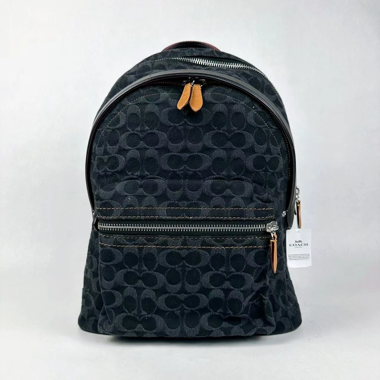 COACH CG021 Charter Backpack In Signature Denim