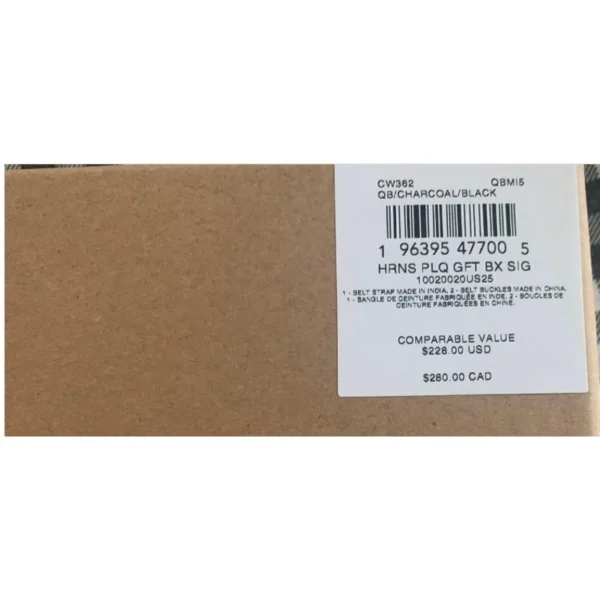 Coach CW362 Boxed Plaque And Harness Buckle Cut To Size Reversible Belt, 38 Mm - Image 5