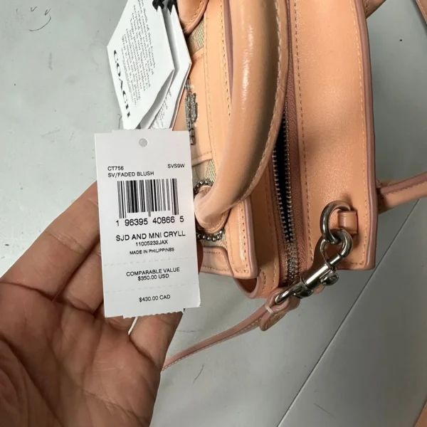 COACH CT756 Andrea Mini Carryall In Signature Jacquard - Image 7