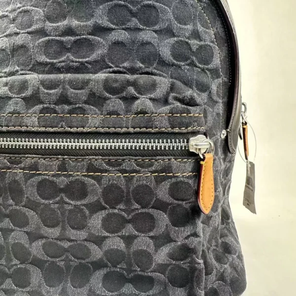 COACH CG021 Charter Backpack In Signature Denim - Image 6