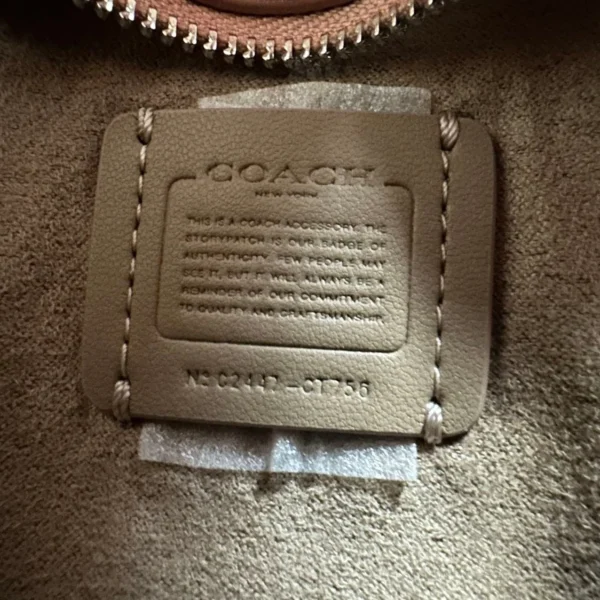 COACH CT756 Andrea Mini Carryall In Signature Jacquard - Image 6
