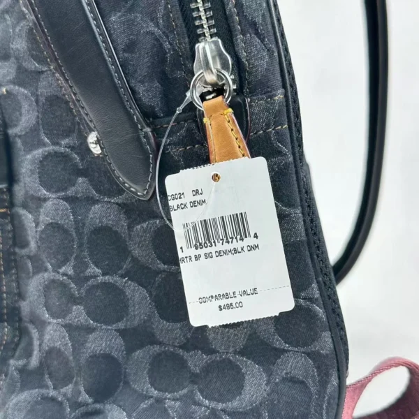 COACH CG021 Charter Backpack In Signature Denim - Image 7