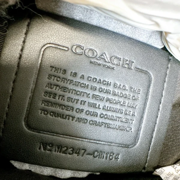 Coach CM184 Track Belt Bag In Signature Canvas With Camo Print IN Green Multi - Image 8